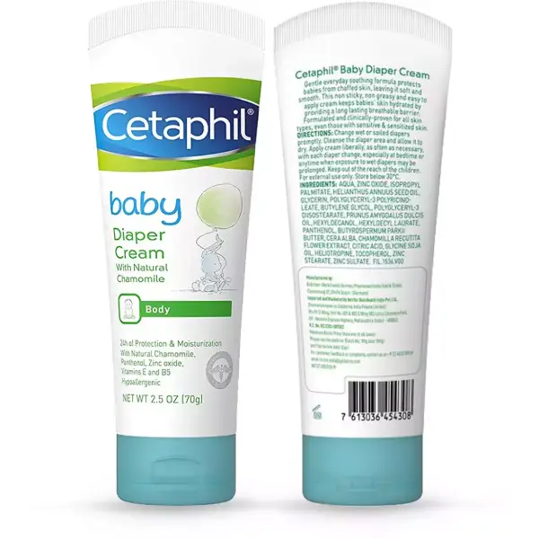 Cetaphil Baby Diaper Cream with Natural Chamomile | For Baby's Sensitive Skin